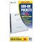 C-Line Products Add-On Filing Pocket, 8-3/4in. x 5-1/8in., 50PK 70185 - alternate 3